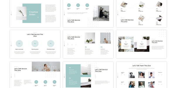 Zive – Simple & Minimal Keynote Keynote Template - Download