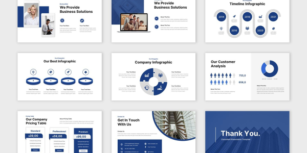 Free Consultant - Finance & Consulting Presentation Keynote Template - Download