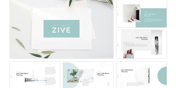 Zive – Simple & Minimal Keynote Keynote Template - Download