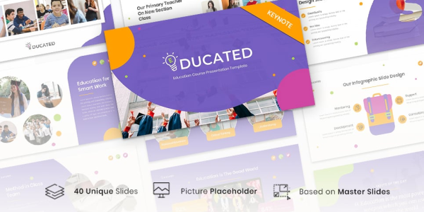 Educated – Education Course - Keynote template Keynote Template - Download