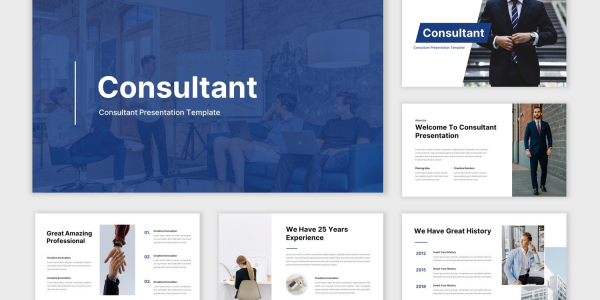 Free Consultant - Finance & Consulting Presentation Keynote Template - Download