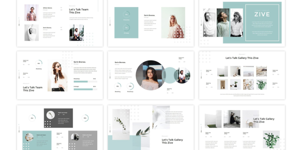 Zive – Simple & Minimal Powerpoint PowerPoint Template - Download