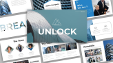 Unlock - Creative Business Presentation PowerPoint template PowerPoint Template - Download