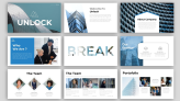 Unlock - Creative Business Presentation PowerPoint template PowerPoint Template - Download