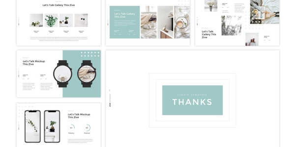 Zive – Simple & Minimal Keynote Keynote Template - Download