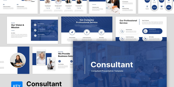 Free Consultant - Finance & Consulting Presentation Keynote Template - Download