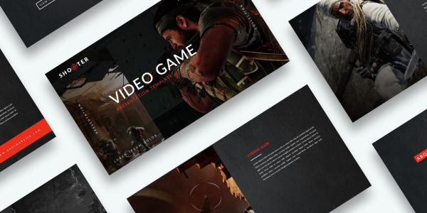 Free Video Game Presentation - Keynote template Keynote Template - Download