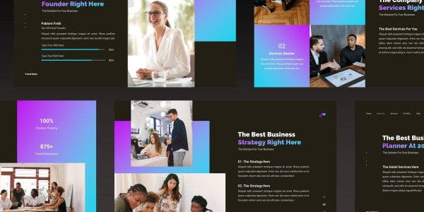 FREE WaitMass Creative Business Professional Presentation Keynote Template - download