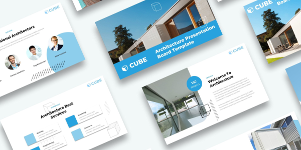 Free Architecture Presentation Board Google Slides Template - download