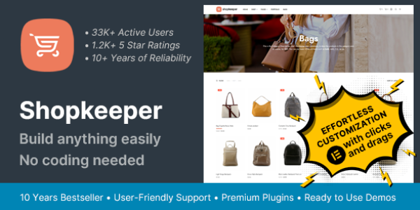 Shopkeeper Multi Purpose WooCommerce Theme Free Download